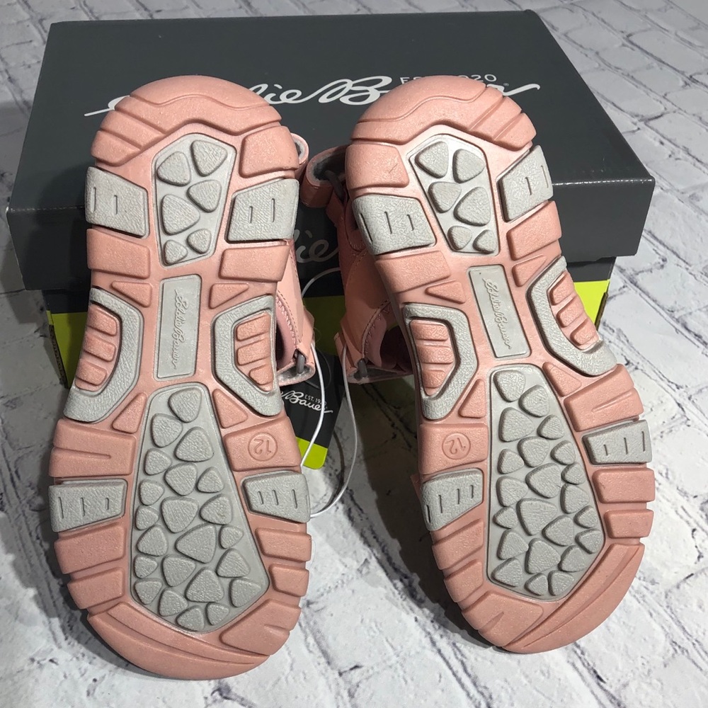 NIB! KIDS Eddie Bauer Gracey Sandal Pink & Gray - Picture 2 of 11
